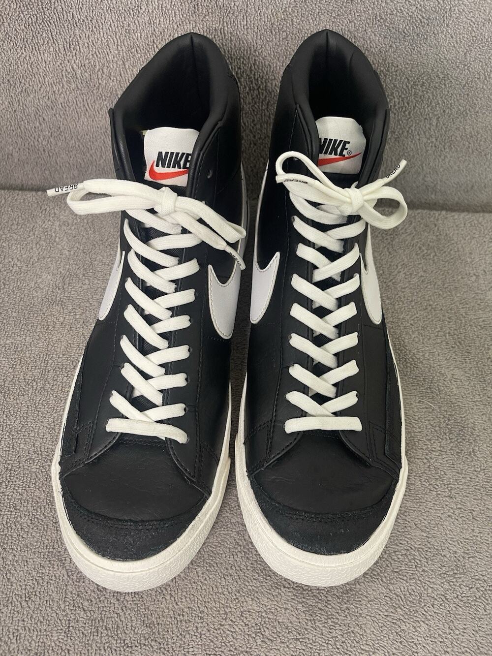 Size 9 - Nike Blazer '77 Vintage Mid Black Sail